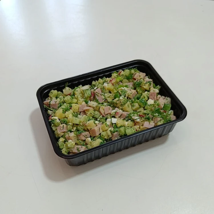 Окрошка с ветчиной